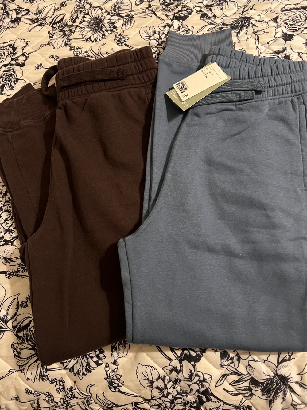 H&M Kids Sweatpants in Brown and Slate Blue